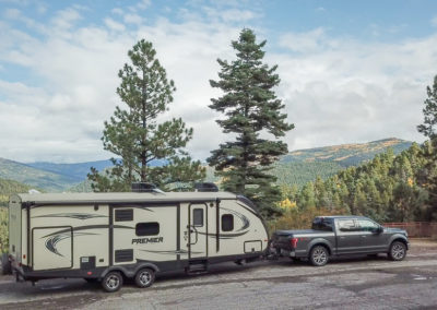 Our 2017 Keystone Premier 26RBPR in the mountains of Colorado!