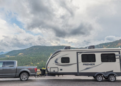 Our travel trailers are lightweight and easy to tow.
